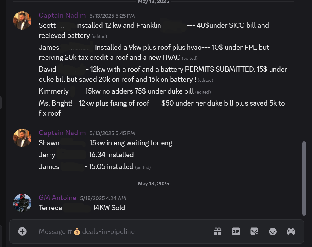 Nadim - 9+ deals in first month